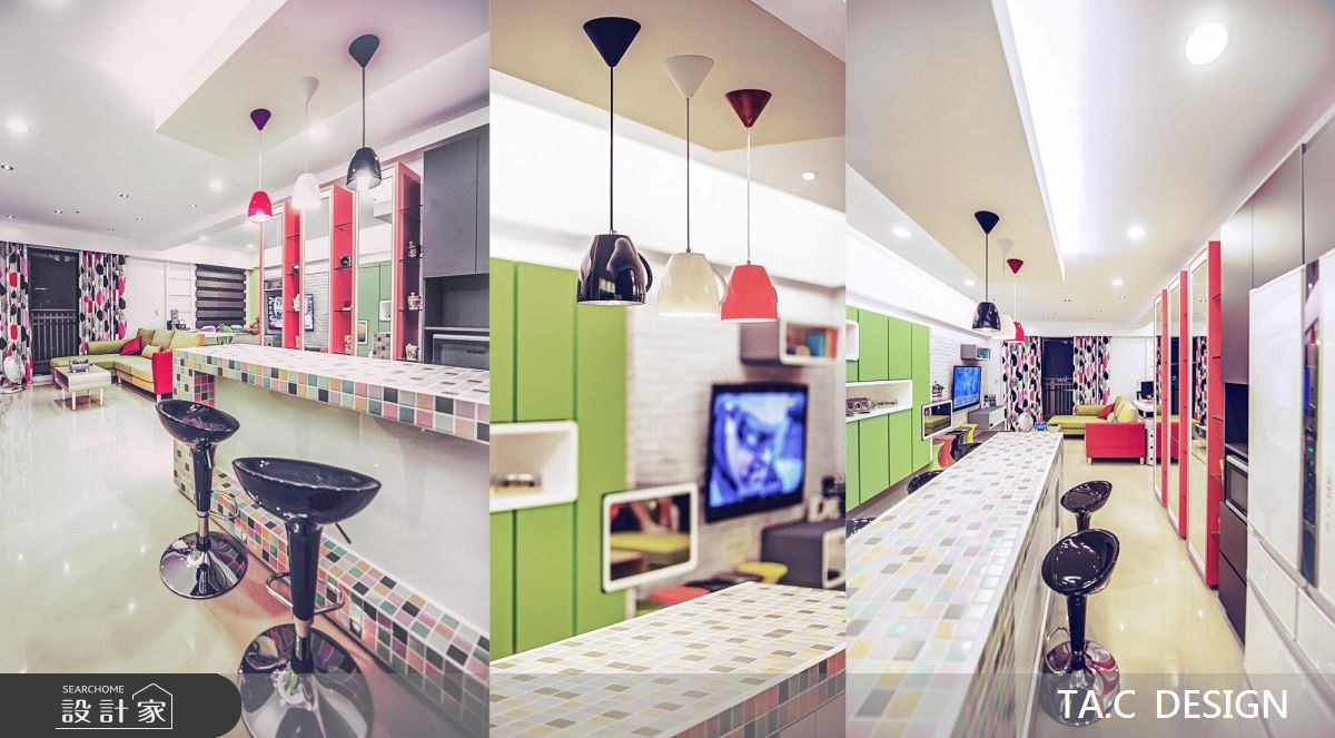 22坪新成屋(5年以下)＿普普風餐廳廚房吧檯案例圖片＿太工創作設計＿太工_06之6