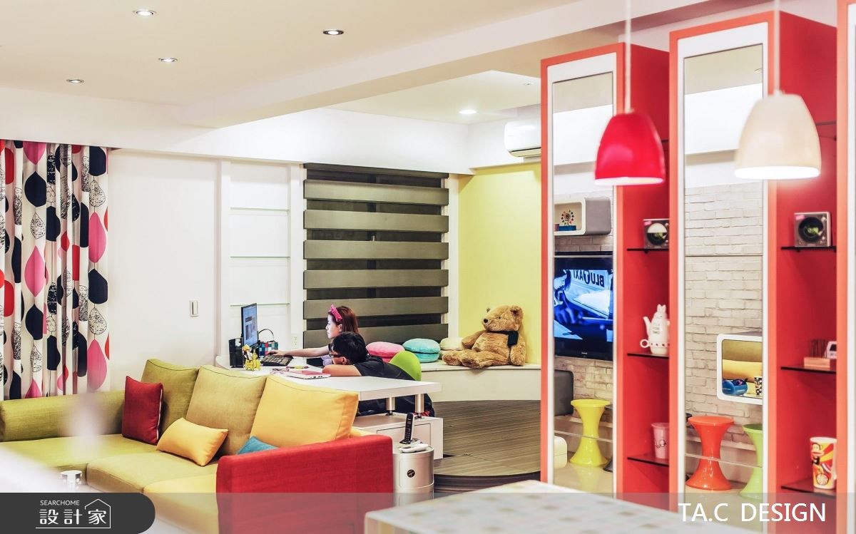 22坪新成屋(5年以下)＿普普風客廳書房工作區案例圖片＿太工創作設計＿太工_06之13