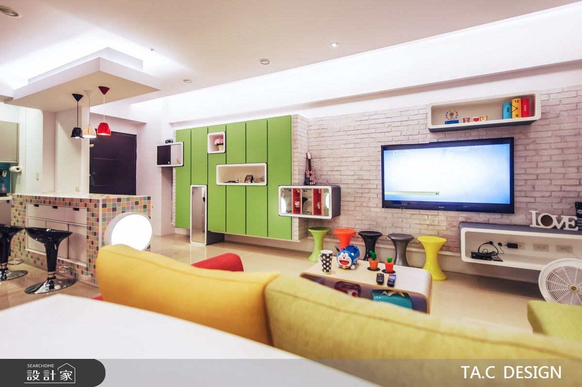 22坪新成屋(5年以下)＿普普風客廳吧檯案例圖片＿太工創作設計＿太工_06之14