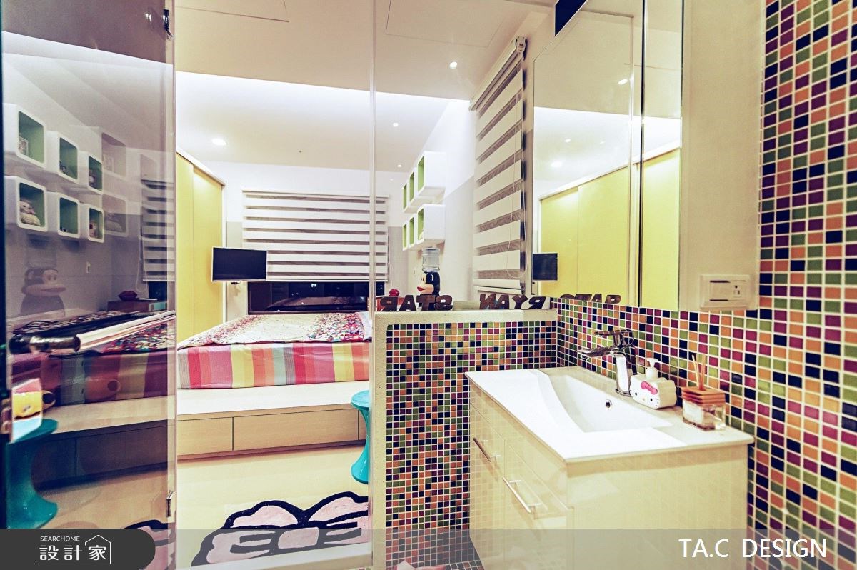 22坪新成屋(5年以下)＿普普風臥室浴室案例圖片＿太工創作設計＿太工_06之25