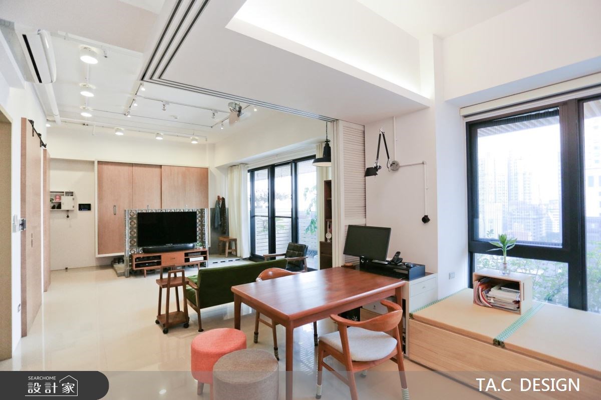 26坪新成屋(5年以下)＿北歐風餐廳工作區臥榻案例圖片＿太工創作設計＿太工_07之16