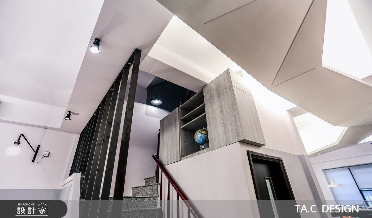 42坪新成屋(5年以下)＿現代風樓梯案例圖片＿太工創作設計＿太工_11之8