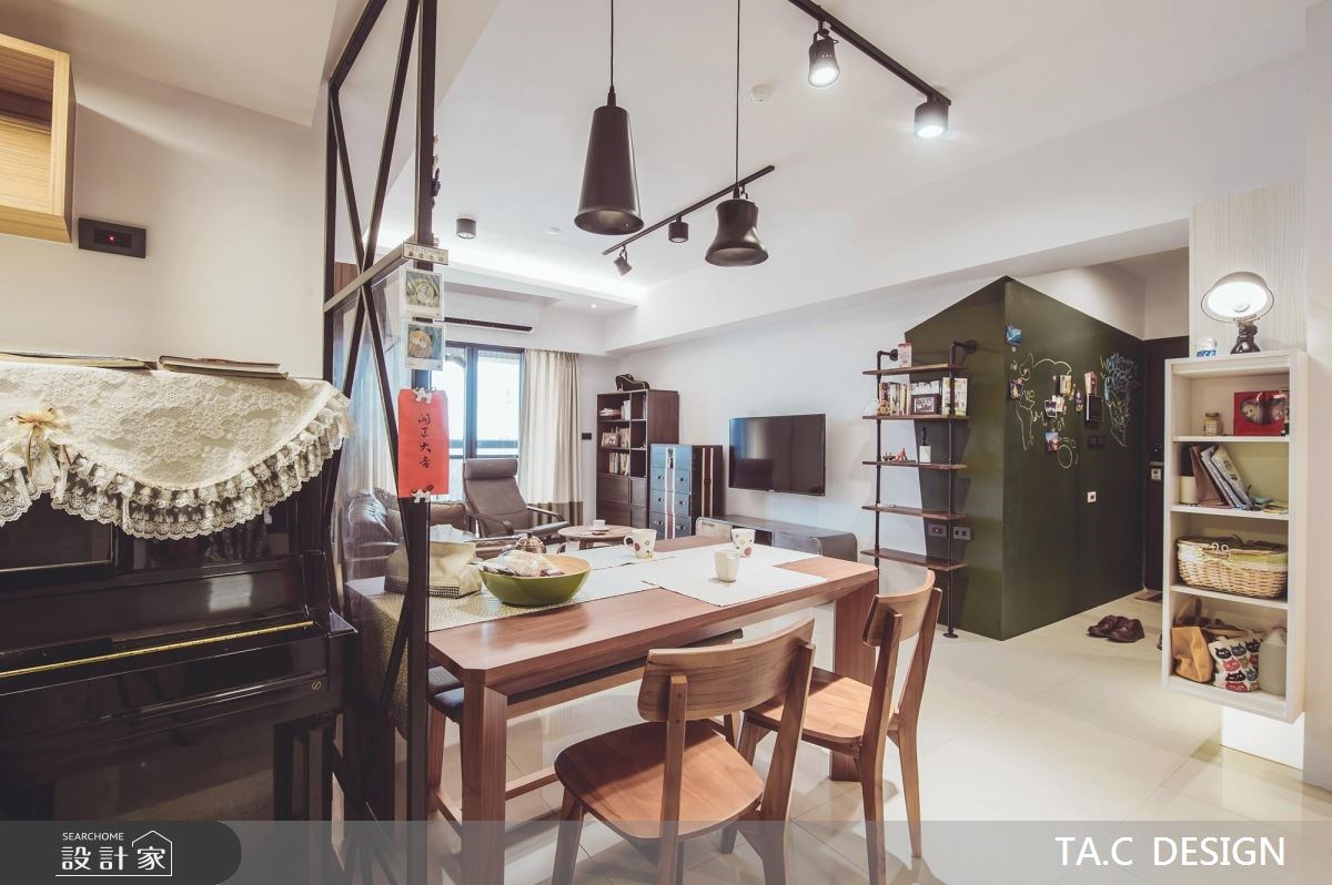 25坪新成屋(5年以下)＿混搭風客廳餐廳案例圖片＿太工創作設計＿太工_12之11