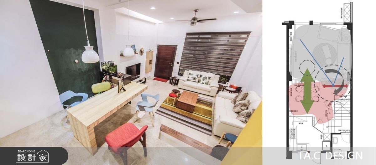 25坪新成屋(5年以下)＿混搭風客廳餐廳工作區案例圖片＿太工創作設計＿太工_13之21