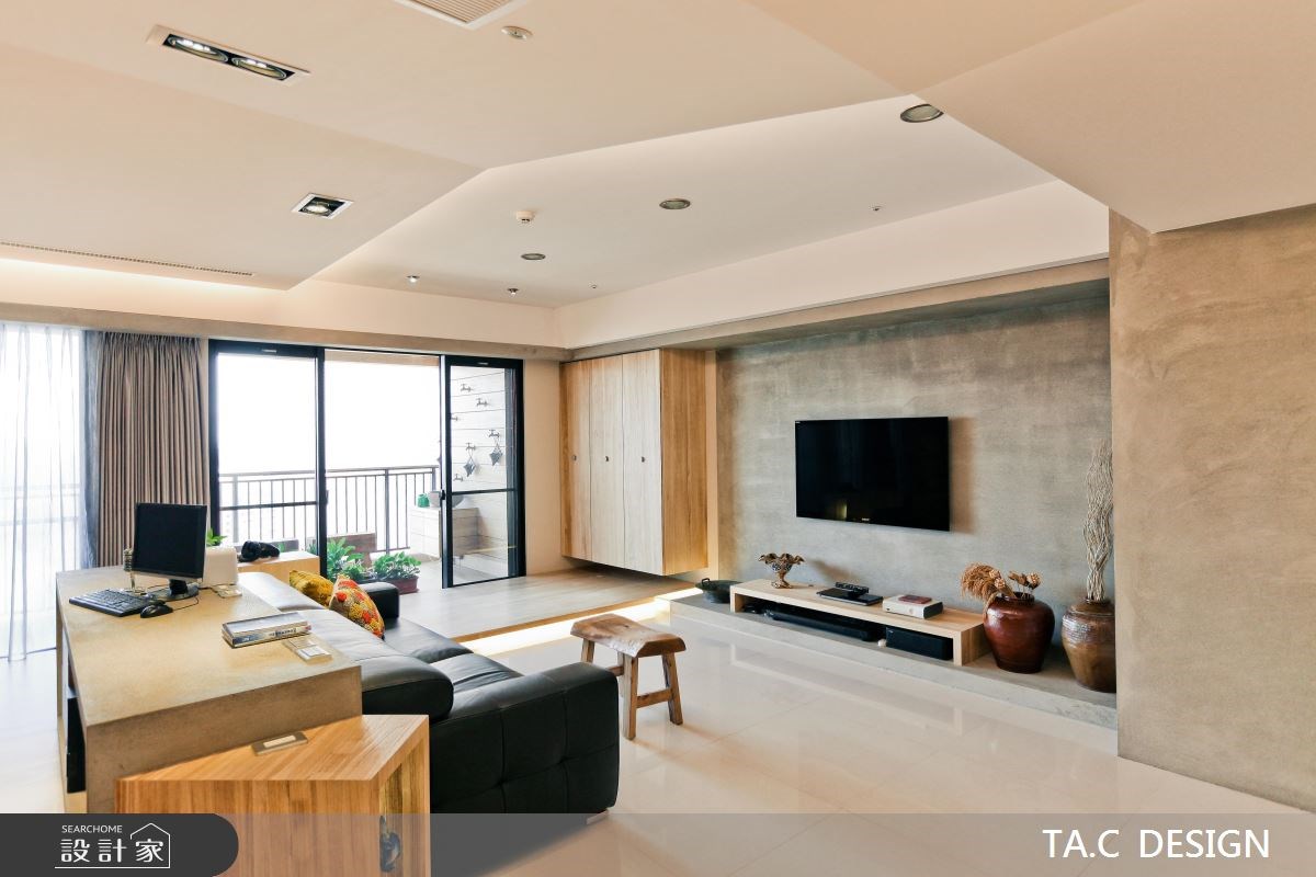 36坪新成屋(5年以下)＿人文禪風客廳工作區案例圖片＿太工創作設計＿太工_16之3