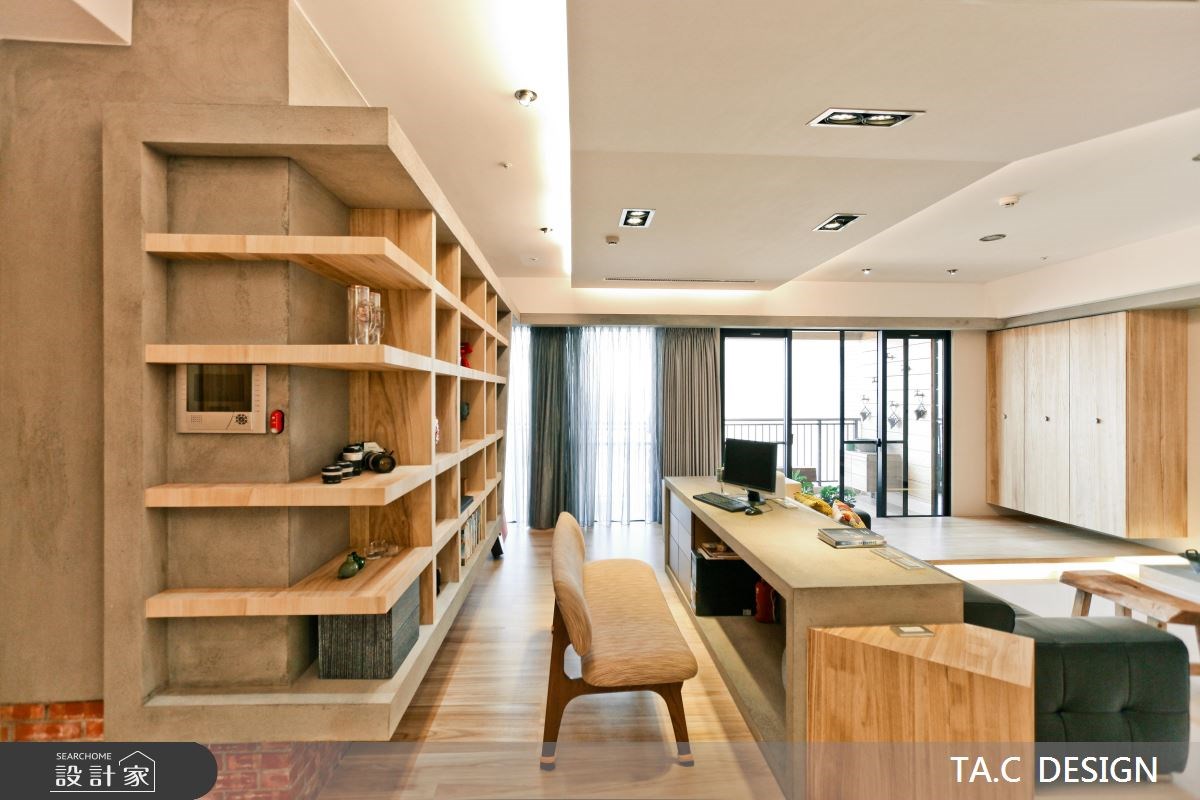 36坪新成屋(5年以下)＿人文禪風客廳工作區案例圖片＿太工創作設計＿太工_16之8