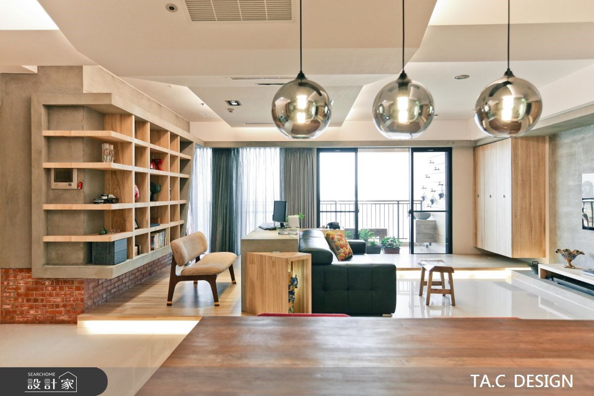 36坪新成屋(5年以下)＿人文禪風客廳餐廳工作區案例圖片＿太工創作設計＿太工_16之10