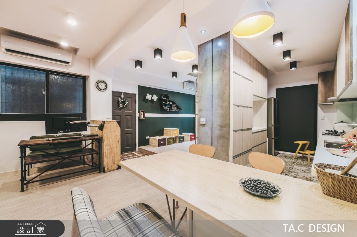 25坪老屋(16~30年)＿混搭風玄關餐廳廚房工作區案例圖片＿太工創作設計＿太工_17之6