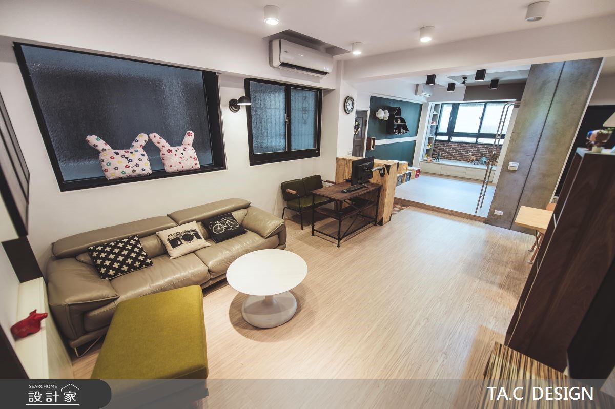 25坪老屋(16~30年)＿混搭風客廳工作區案例圖片＿太工創作設計＿太工_17之4
