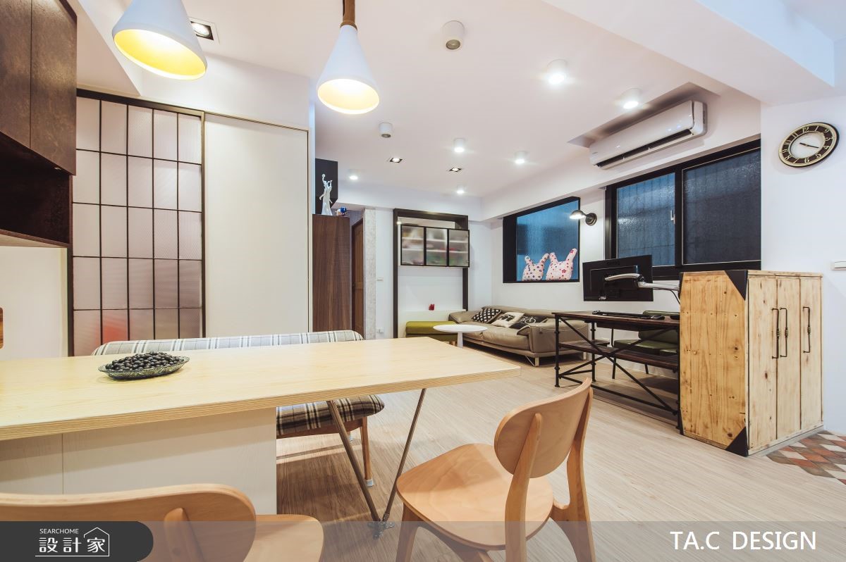 25坪老屋(16~30年)＿混搭風客廳餐廳案例圖片＿太工創作設計＿太工_17之2