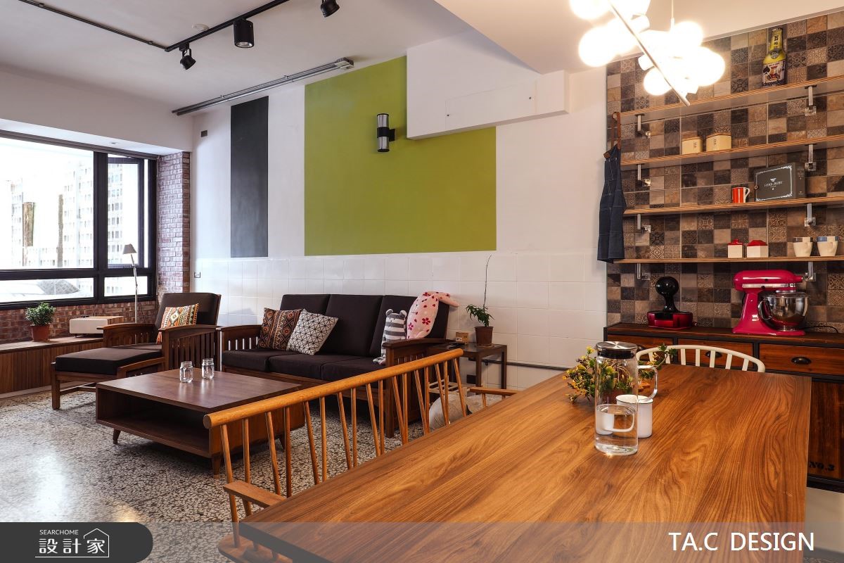 70坪老屋(16~30年)＿休閒風客廳餐廳案例圖片＿太工創作設計＿太工_21之6