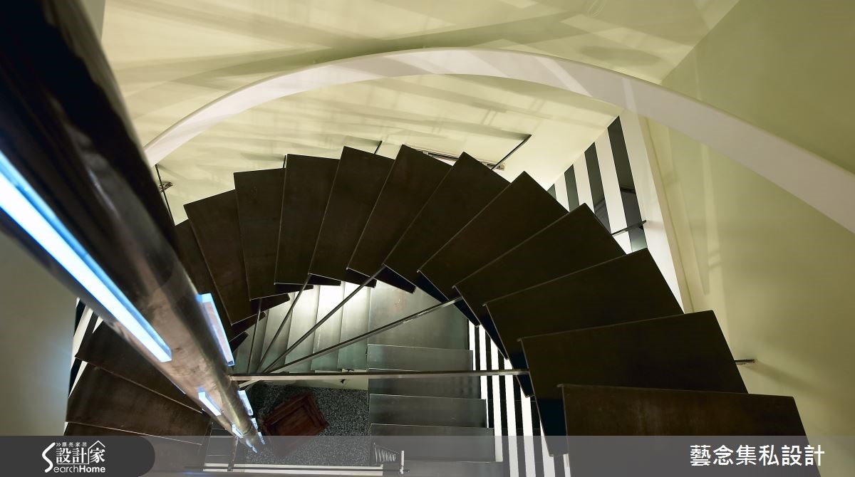 160坪老屋(16~30年)＿現代風樓梯案例圖片＿藝念集私空間設計＿藝念集私_19之9
