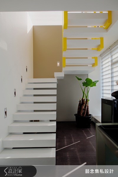 81坪新成屋(5年以下)＿混搭風樓梯案例圖片＿藝念集私空間設計＿藝念集私_27之13