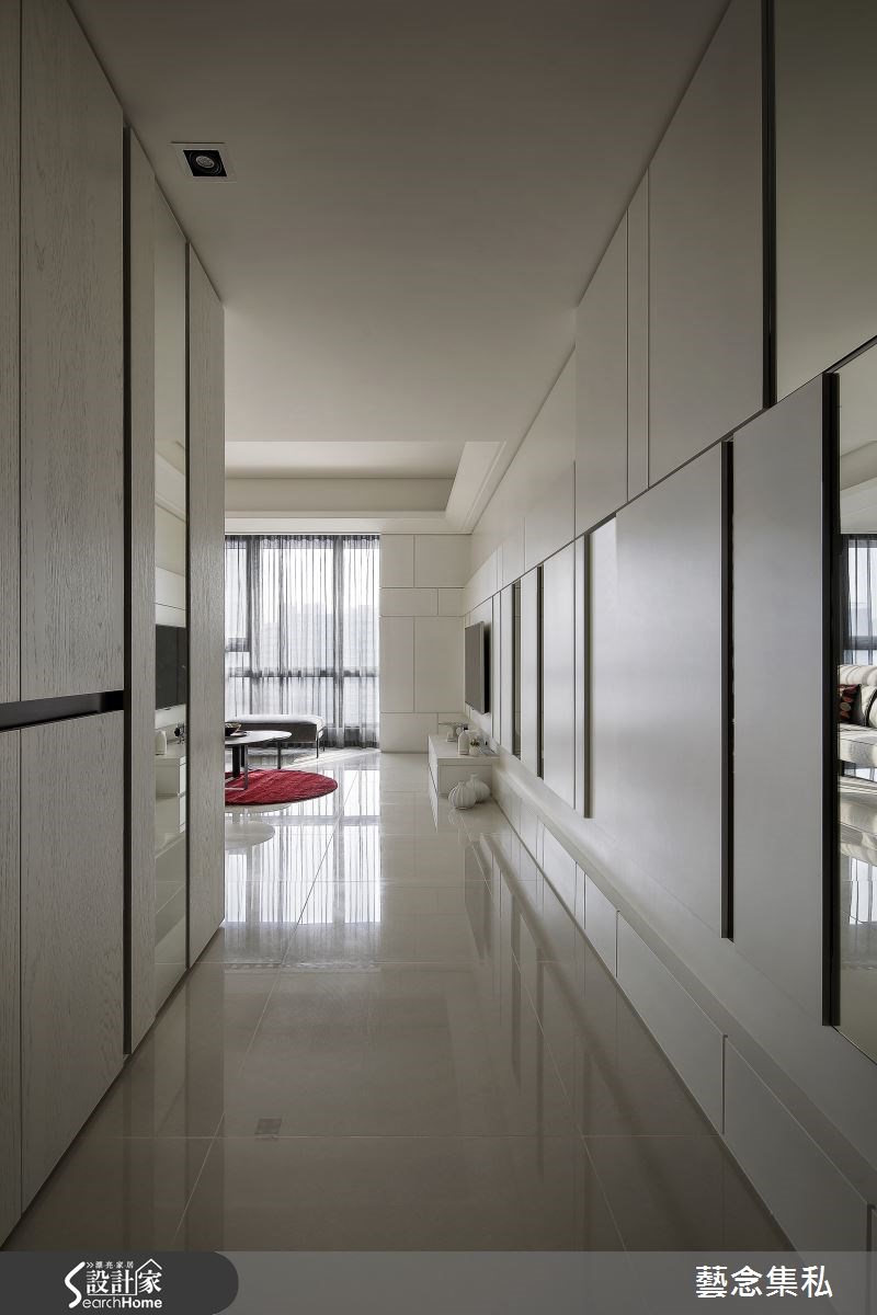 80坪新成屋(5年以下)＿混搭風走廊案例圖片＿藝念集私空間設計＿藝念集私_28之1