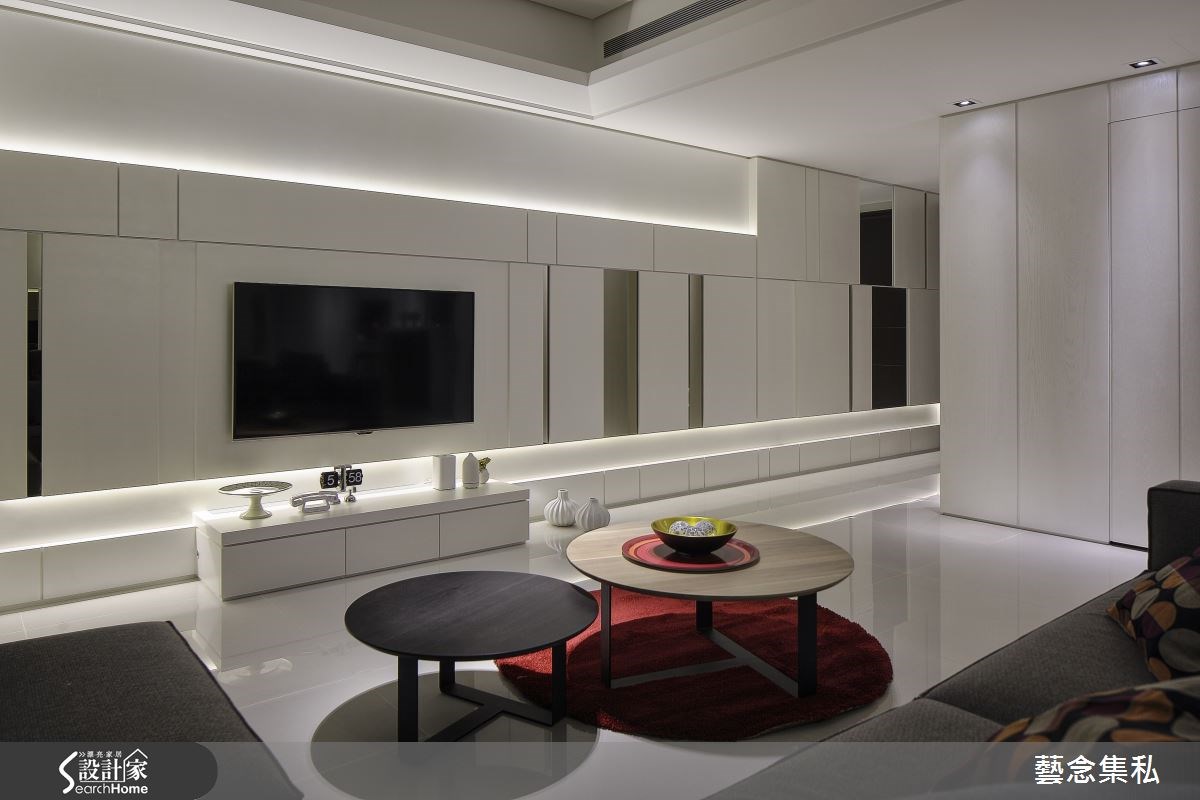 80坪新成屋(5年以下)＿混搭風客廳案例圖片＿藝念集私空間設計＿藝念集私_28之5