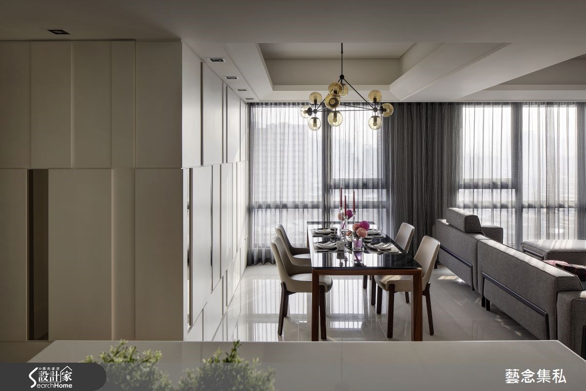 80坪新成屋(5年以下)＿混搭風餐廳案例圖片＿藝念集私空間設計＿藝念集私_28之10