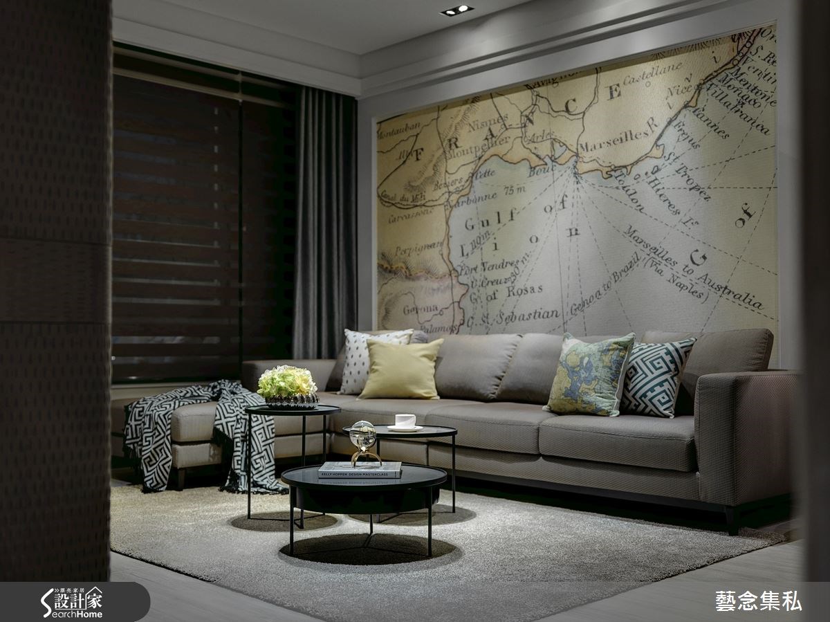 65坪新成屋(5年以下)＿混搭風客廳案例圖片＿藝念集私空間設計＿藝念集私_33之2