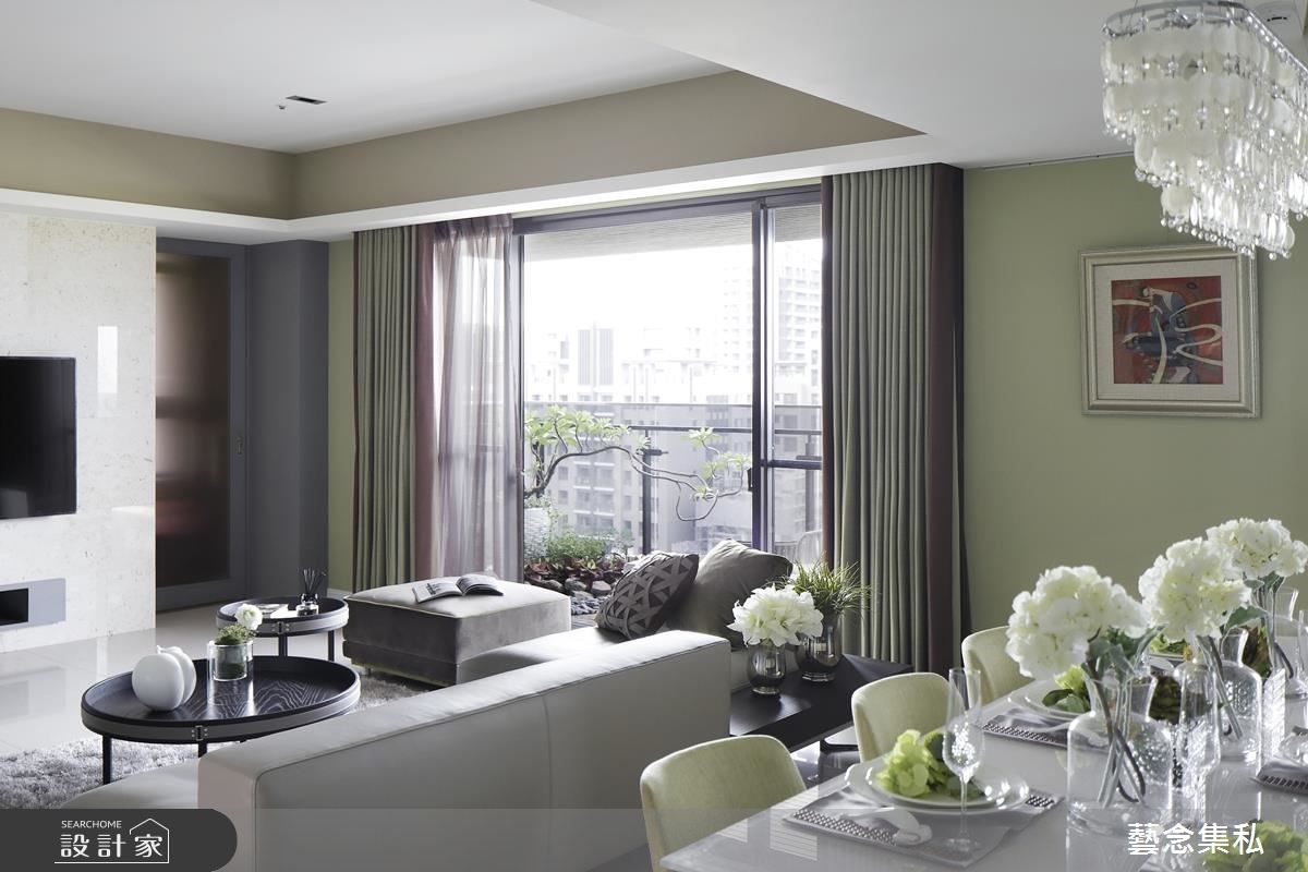 60坪新成屋(5年以下)＿混搭風客廳案例圖片＿藝念集私空間設計＿藝念集私_37之12