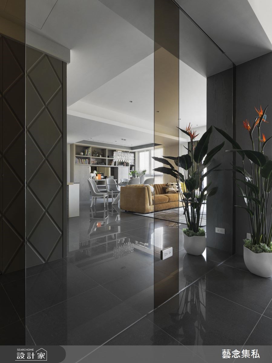 35坪新成屋(5年以下)＿混搭風玄關案例圖片＿藝念集私空間設計＿藝念集私_38之3