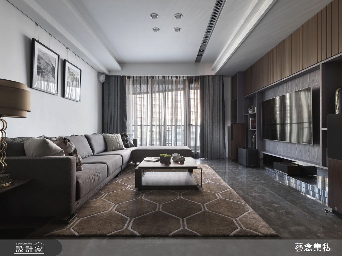 46坪新成屋(5年以下)＿混搭風客廳案例圖片＿藝念集私空間設計＿藝念集私_39之6