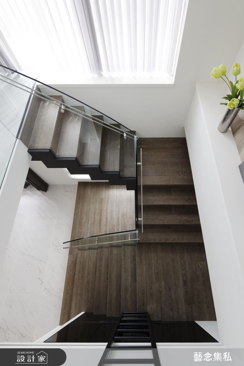 90坪老屋(16~30年)＿現代風樓梯案例圖片＿藝念集私空間設計＿藝念集私_40之12