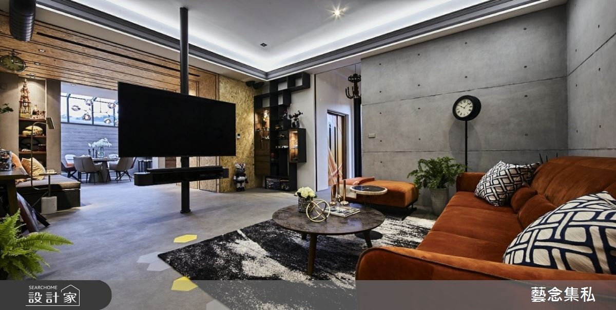 129坪新成屋(5年以下)＿混搭風客廳案例圖片＿藝念集私空間設計＿藝念集私_46之6