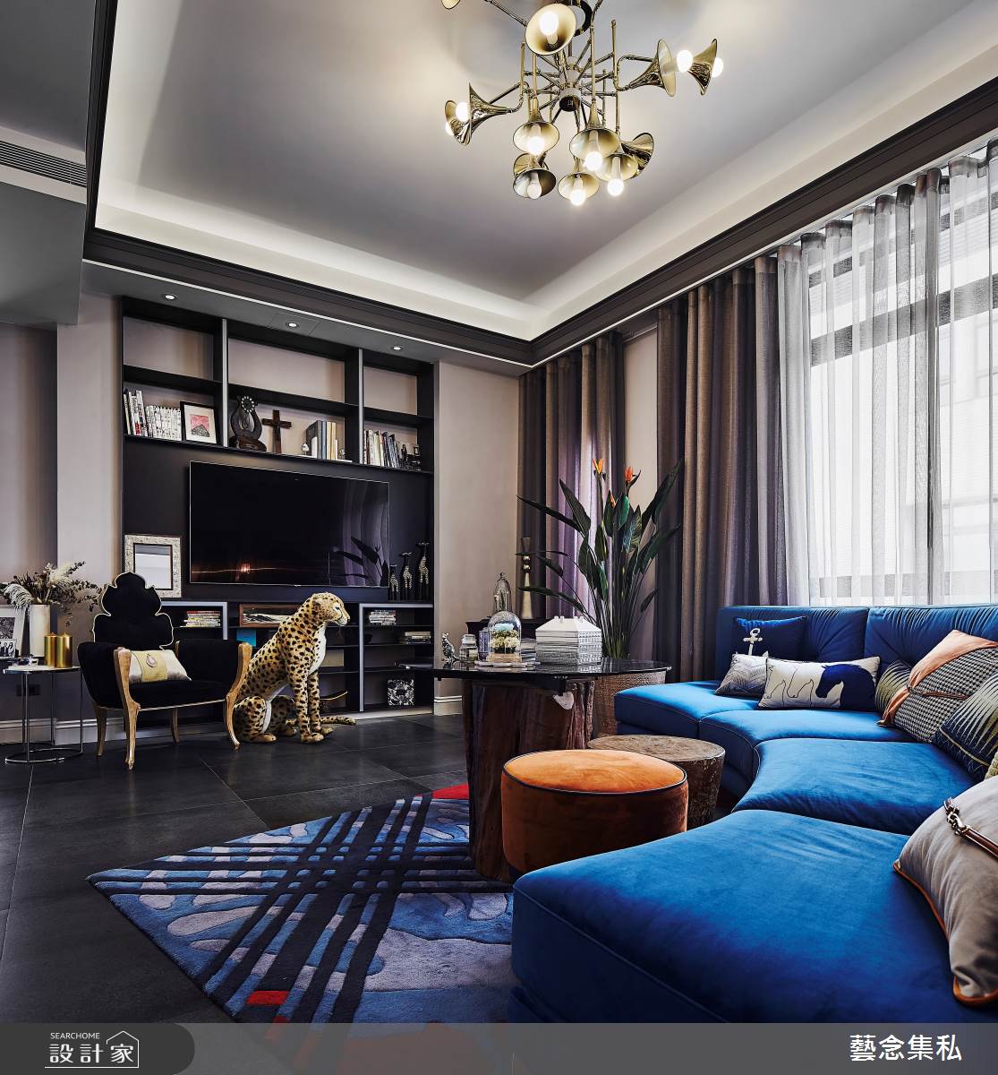 91坪新成屋(5年以下)＿混搭風客廳案例圖片＿藝念集私空間設計＿藝念集私_47之2
