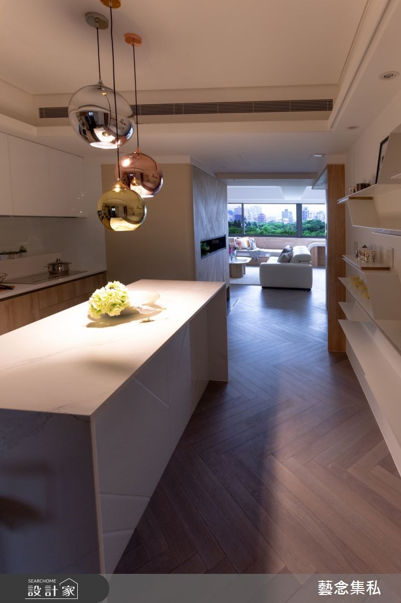 31坪老屋(16~30年)＿北歐風廚房中島案例圖片＿藝念集私空間設計＿藝念集私_48之11