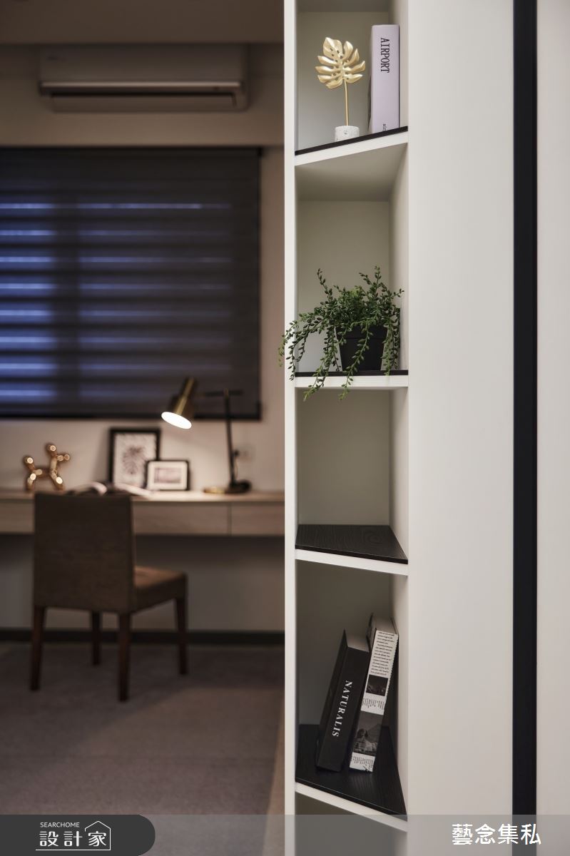 49坪新成屋(5年以下)＿簡約風臥室工作區案例圖片＿藝念集私空間設計＿藝念集私_51之21