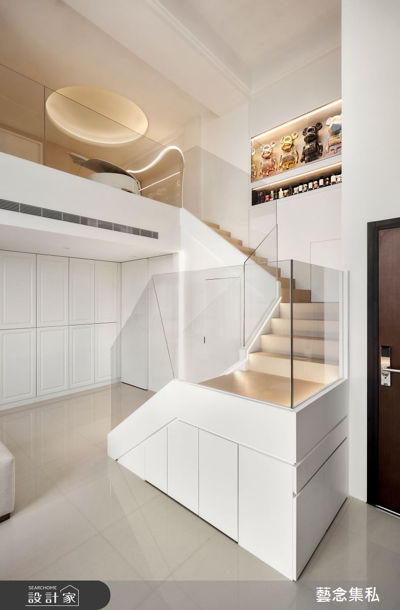 90坪新成屋(5年以下)＿現代風樓梯案例圖片＿藝念集私空間設計＿藝念集私_54之9