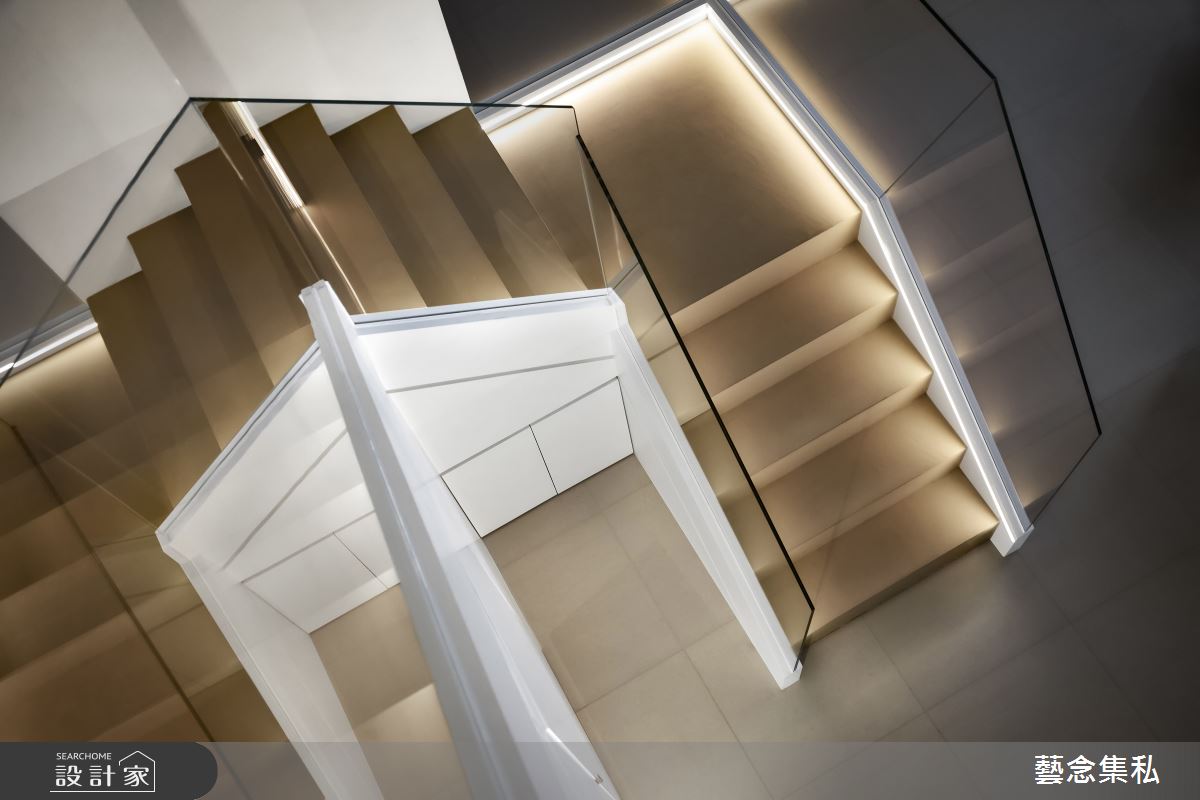 90坪新成屋(5年以下)＿現代風樓梯案例圖片＿藝念集私空間設計＿藝念集私_54之10