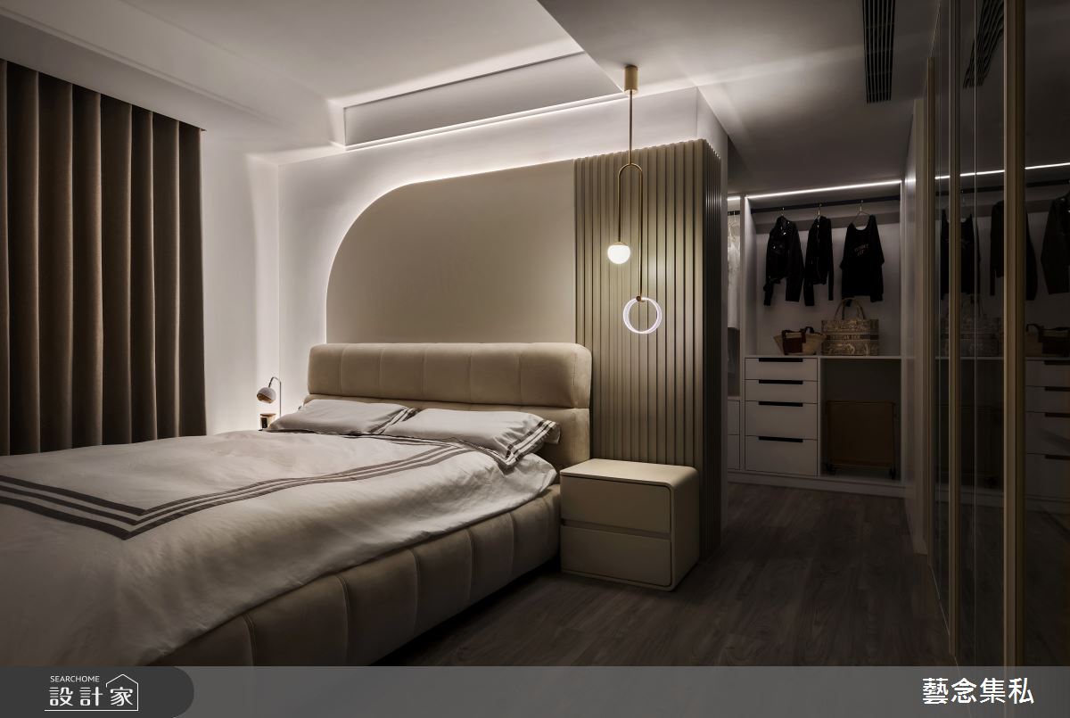 90坪新成屋(5年以下)＿現代風臥室更衣間案例圖片＿藝念集私空間設計＿藝念集私_54之24