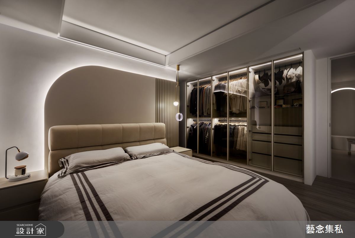 90坪新成屋(5年以下)＿現代風臥室更衣間案例圖片＿藝念集私空間設計＿藝念集私_54之25