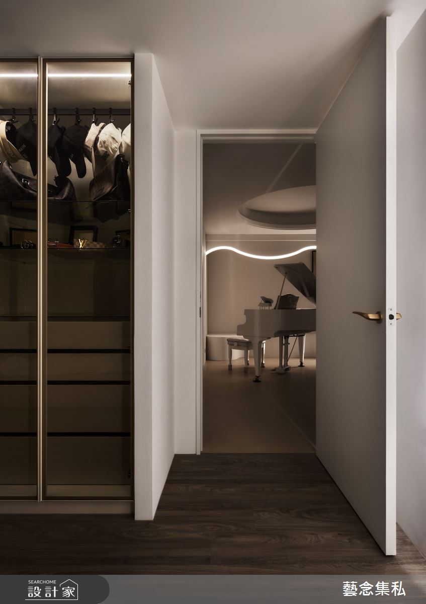 90坪新成屋(5年以下)＿現代風臥室更衣間案例圖片＿藝念集私空間設計＿藝念集私_54之27