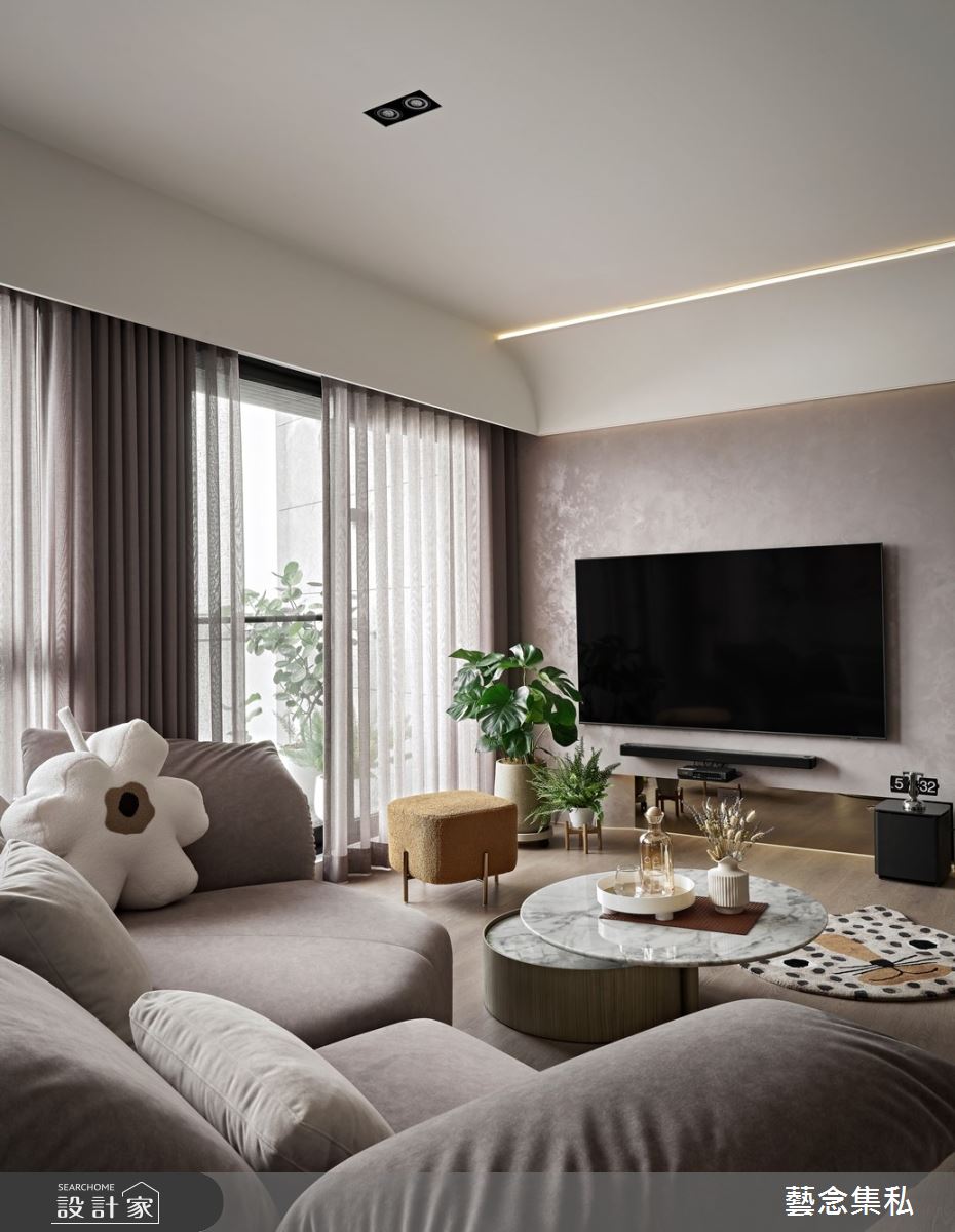 30坪毛胚屋＿現代風客廳案例圖片＿藝念集私空間設計＿藝念集私_55之10