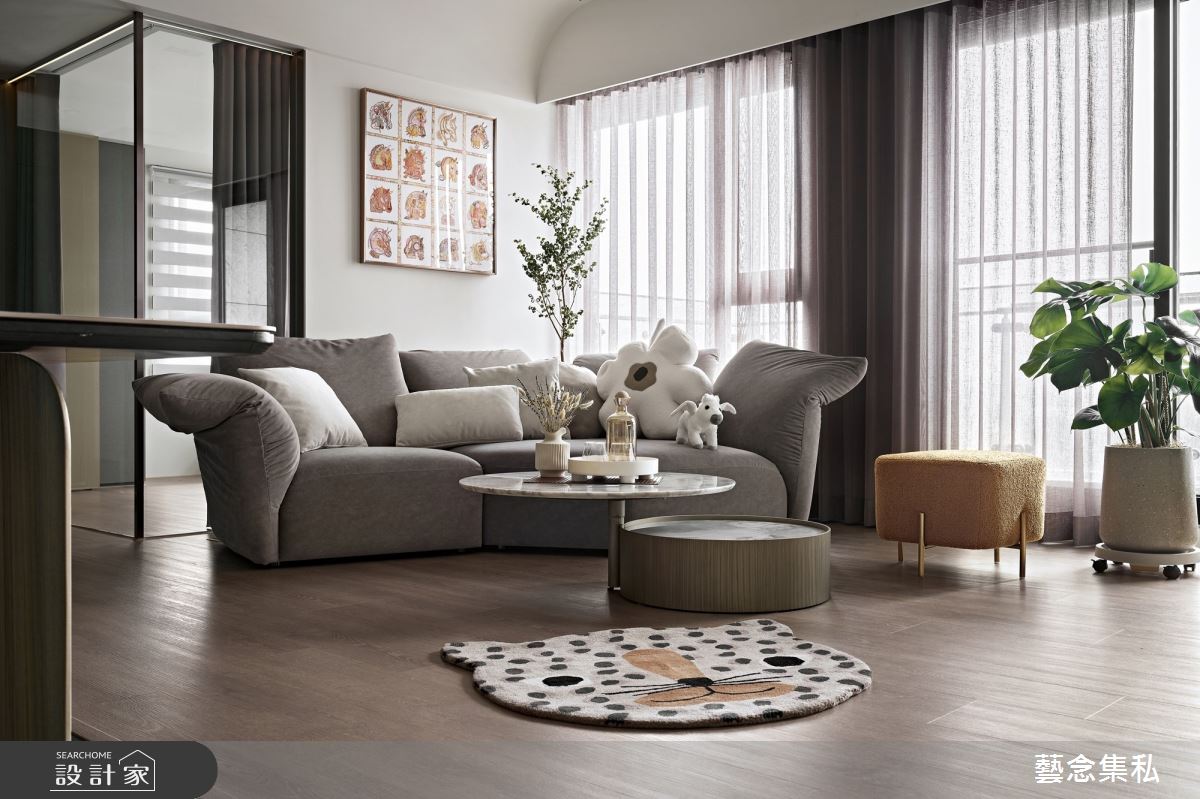 30坪毛胚屋＿現代風客廳案例圖片＿藝念集私空間設計＿藝念集私_55之9