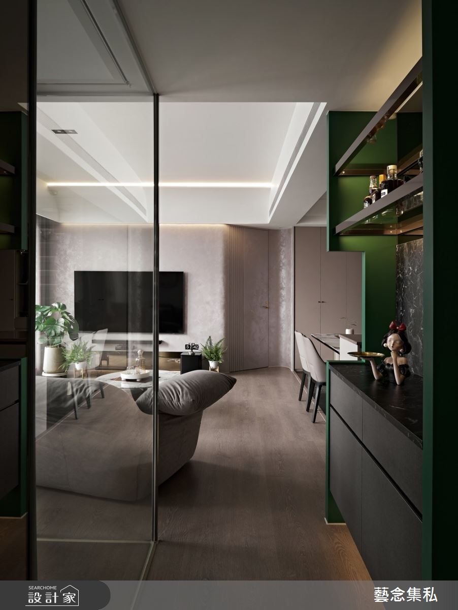 30坪毛胚屋＿現代風走廊案例圖片＿藝念集私空間設計＿藝念集私_55之13