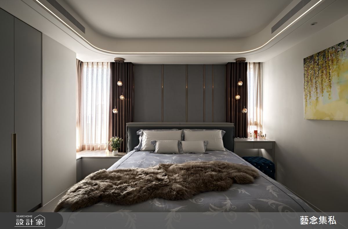 100坪新成屋(5年以下)＿現代奢華風臥室案例圖片＿藝念集私空間設計＿藝念集私_56之19
