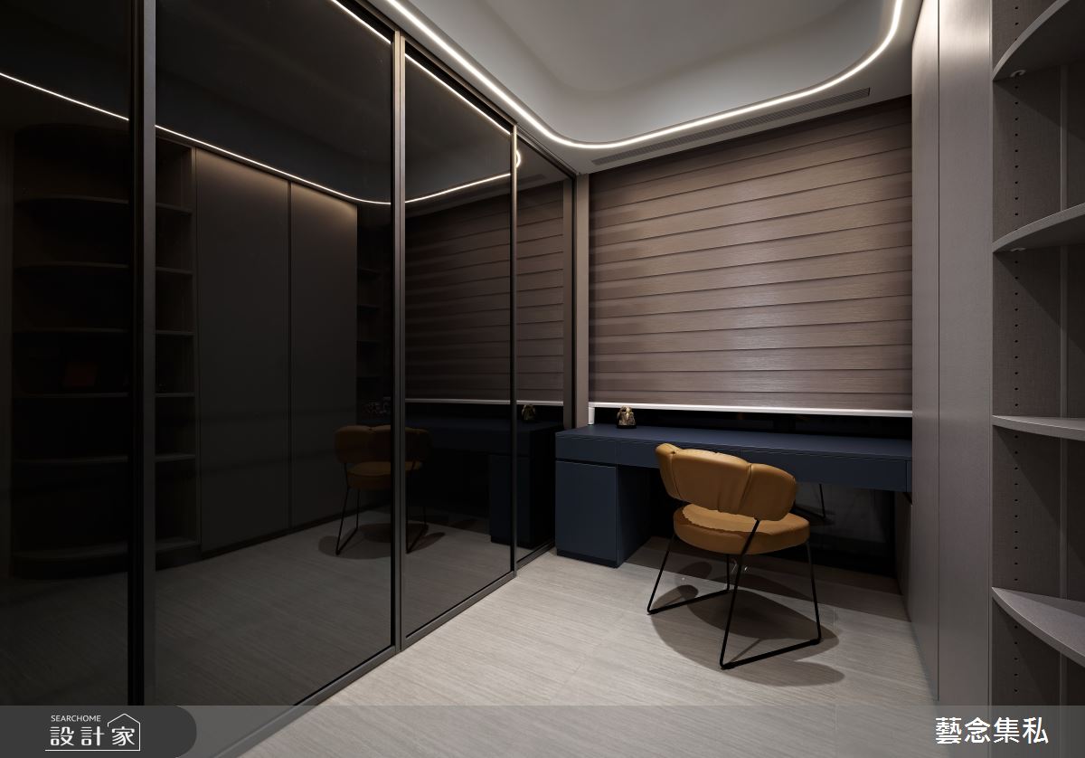 100坪新成屋(5年以下)＿現代奢華風更衣間案例圖片＿藝念集私空間設計＿藝念集私_56之22