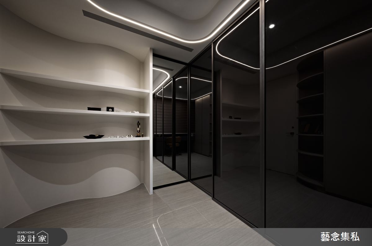 100坪新成屋(5年以下)＿現代奢華風更衣間案例圖片＿藝念集私空間設計＿藝念集私_56之23