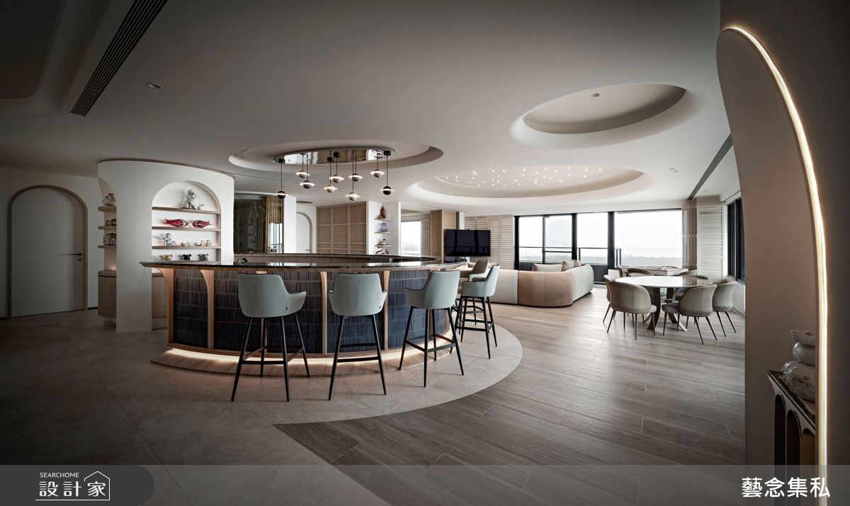 140坪毛胚屋＿混搭風客廳餐廳吧檯案例圖片＿藝念集私空間設計＿藝念集私_57之8