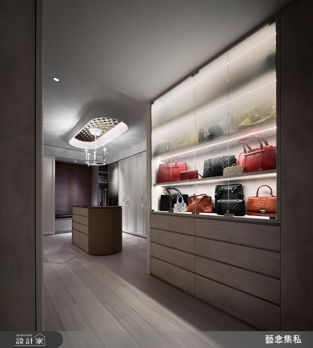 135坪新古屋(10年以下)＿奢華風更衣間案例圖片＿藝念集私空間設計＿藝念集私_59之37