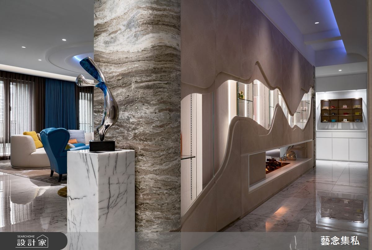 135坪新古屋(10年以下)＿奢華風走廊案例圖片＿藝念集私空間設計＿藝念集私_59之40
