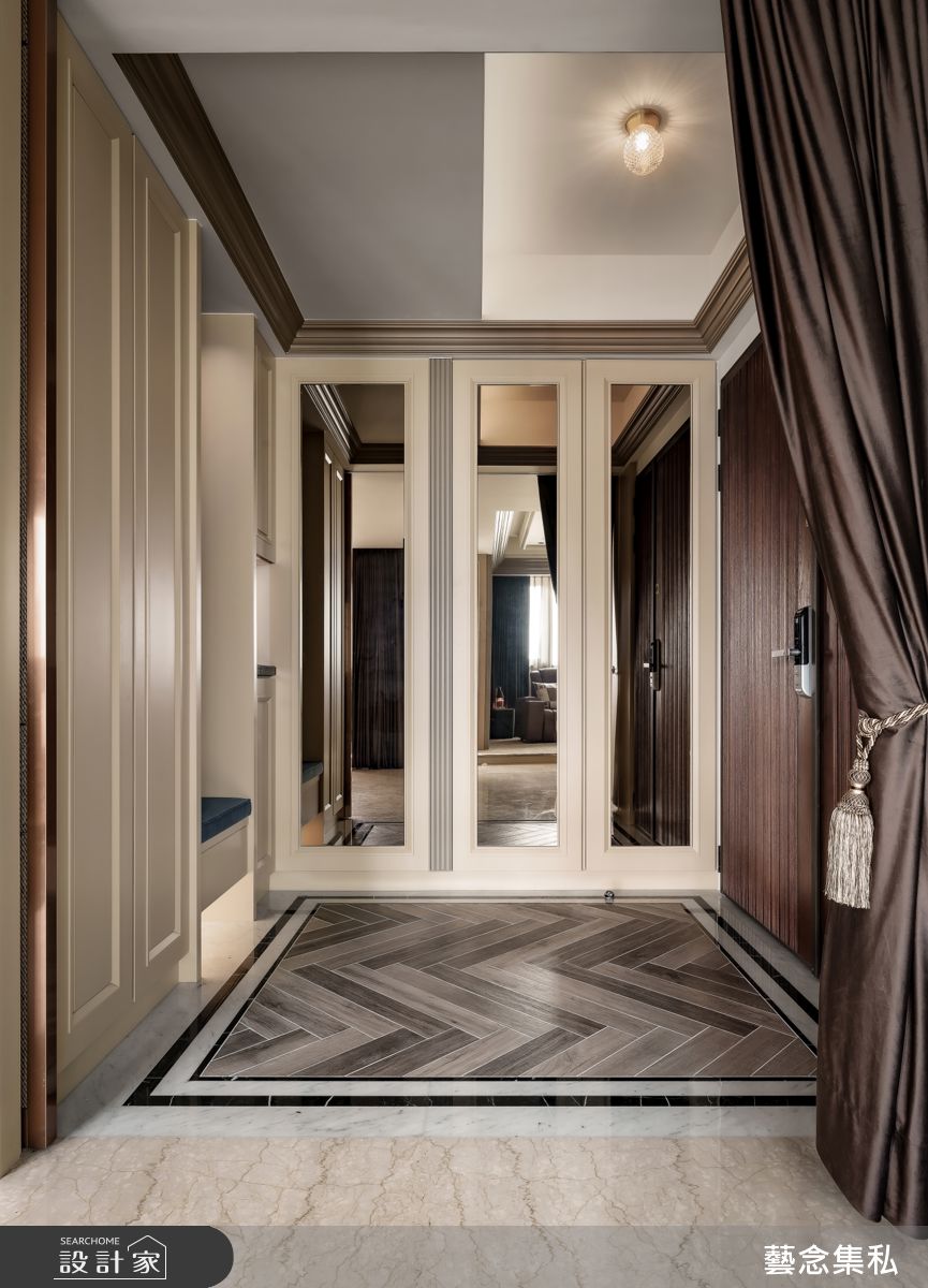 125坪新成屋(5年以下)＿奢華風玄關案例圖片＿藝念集私空間設計＿藝念集私_60之3