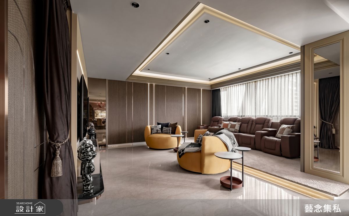 125坪新成屋(5年以下)＿奢華風客廳案例圖片＿藝念集私空間設計＿藝念集私_60之4