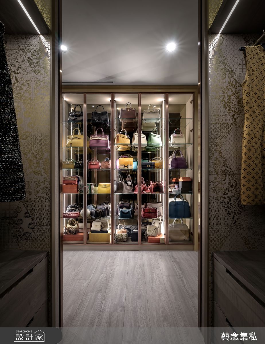 125坪新成屋(5年以下)＿奢華風更衣間案例圖片＿藝念集私空間設計＿藝念集私_60之20