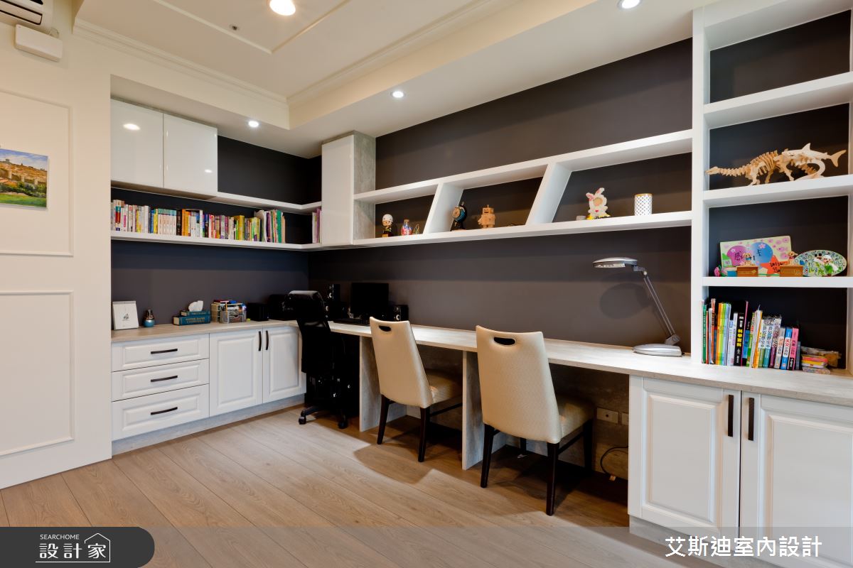 53坪新成屋(5年以下)＿鄉村風書房案例圖片＿艾斯迪室內設計＿艾斯迪_04之19