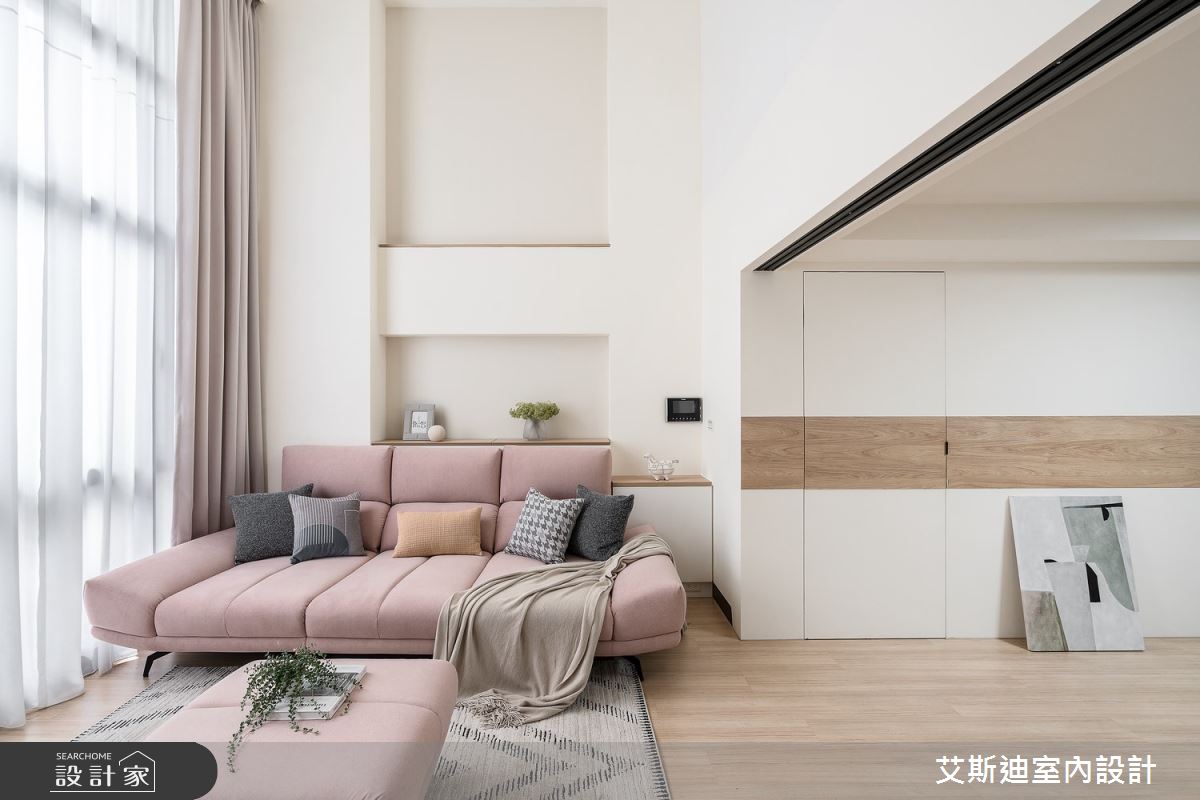 50坪新成屋(5年以下)＿日式無印風客廳案例圖片＿艾斯迪室內設計＿艾斯迪_05之2