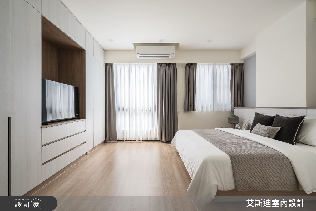 50坪新成屋(5年以下)＿日式無印風臥室案例圖片＿艾斯迪室內設計＿艾斯迪_05之8