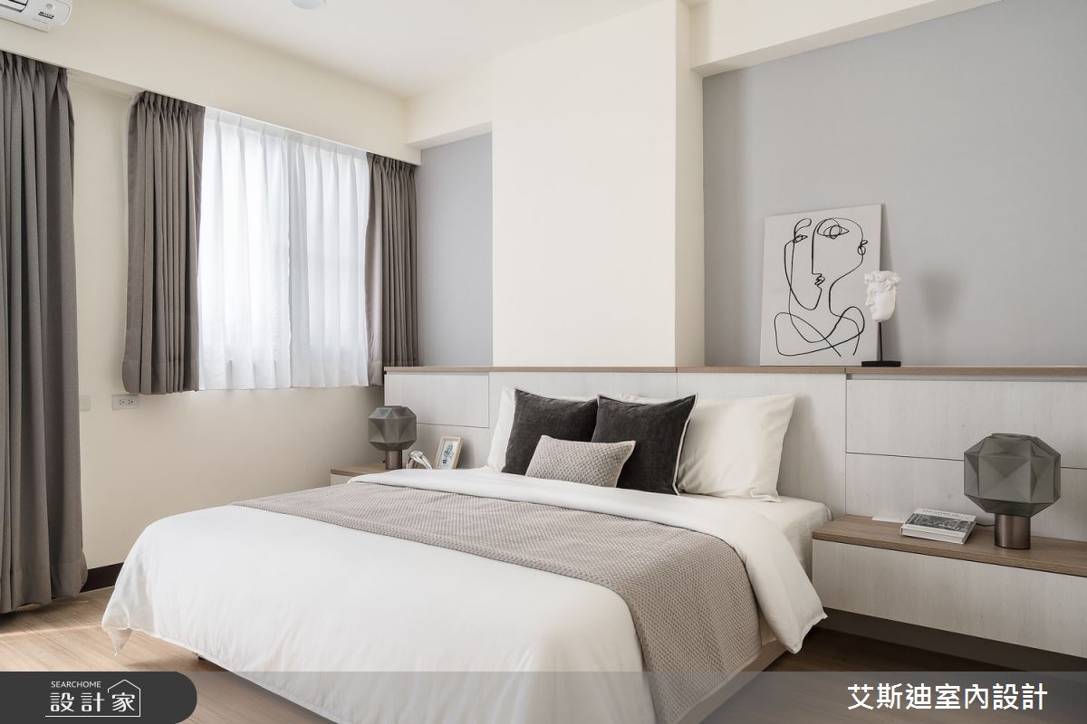 50坪新成屋(5年以下)＿日式無印風臥室案例圖片＿艾斯迪室內設計＿艾斯迪_05之7
